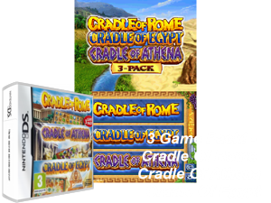 3 Game Pack! - Cradle of Rome + Cradle of Athena + Cradle of Egypt (Europe) (En,Fr,De,Es,It,Nl) Cover